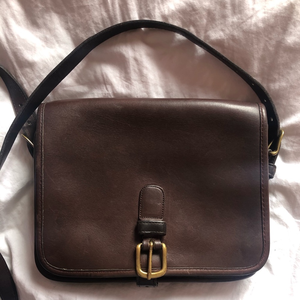 Vintage Coach Shoulder Bag Sak’s Fifth Ave. Brown